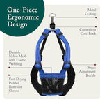 SPORN Mesh Non Pull Dog Harness Small Blue, Perfect for Training-Stops Dogs from Pulling and Choking on Walks for Small, Medium and Large Dogs, Puppy Harness, No Pull Harness, No Choke Harness