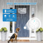 Dog DoorBell for Potty Training, Wireless Doggie Door Bell Operating at 1000 Feet with IP65 Waterproof Touch Button, 32 Melodies