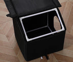 Outdoor Cat House Cat House for Outdoor and Indoor Use - Waterproof Shelter for Cats, Dogs, and Feral Animals (Black cat House, Medium)