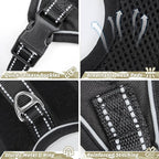 Tactical Dog Harness for Small Dog - Reflective Puppy Pet Vest No Pull Military Service Dog Vest with Vertical Handle XS Dog Harness for Outdoor Training
