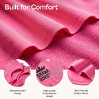 Parisian Pet 2 Pack Dog Shirts – 100% Cotton Pink Shirts for Medium Dogs Girl – Sleeveless Diva and Drama Queen Dog Clothes – Breathable Summer Pet Apparel - Stretchy and Stylish T Shirts for Dogs