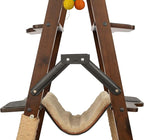 Stakmore Folding Cat Tree, Espresso – Hardwood & Plywood, No Assembly Required, Space-Saving Design