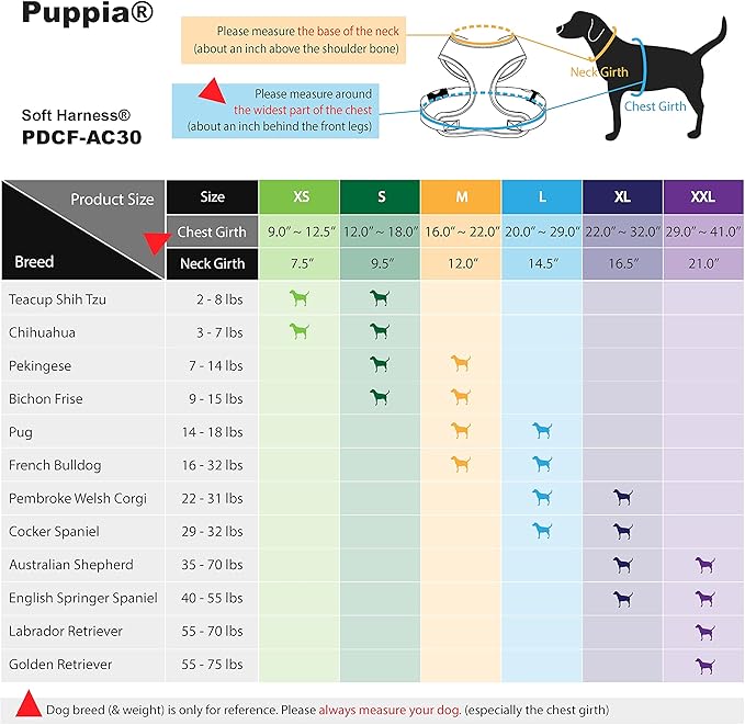 Puppia Soft Dog Harness No Choke Over-The-Head Triple Layered Breathable Mesh Adjustable Chest Belt and Quick-Release Buckle, Brown, Small (Pack of 2)