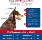 Coastal Pet Titan Dog Prong Quick Release Training Collar - Pet Training Collar for Dogs - Rust-Resistant Metal Dog Collar for Dog Training - Prong Dog Chain Collar - Quality Dog Supplies -3.3mm x 20"