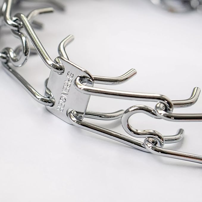 Herm Sprenger Ultra-Plus Prong Dog Training Collar with Latch, 2.25mm x 12-Inches (1-Unit)
