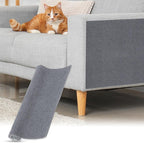 uxcell Self-Adhesive Cat Scratching Mat, 1 Roll 11.8" x 11.8" Couch Protector from Cat Claws for DIY Sofa, Wall, Doors, Cut Anti Cat Scratch Pad Carpet Mat, Dark Gray