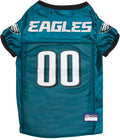 Pets First NFL Philadelphia Eagles Dog Jersey, Size Medium, Football Shirt Costume for Pet, Dog Sports T-Shirt, NFL Team Clothing for Cats, Licensed Pet Apparel Available in 7 Sizes and 32 Teams