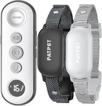 PATPET Shock Collar for Dogs(10-120lbs), 4000ft Rechargeable IPX7 Waterproof Training Collar with Remote for 2 Dogs- Electric Dog Collar for Small Medium Large Dogs 2 Packs
