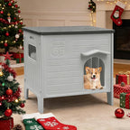 Dog House Outdoor Weatherpoof Plastic Dogs Houses Indoor Waterproof Stray/Pet Dog Shelter Outside for Medium and Small Dogs