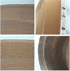 Cat Scratcher, High-Density Oval-Shaped Scratching Board, Water-Resistant and Durable Cardboard, Suitable for Medium to Large Breeds, Provides Firm and Cozy Resting Place