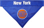 Pets First NBA Dog Bandana - New York Knicks Reversible Pet Bandana. 2 Sided Home & Away Sports Bandana with a PREMIUM Embroidery TEAM Logo, Small/Medium