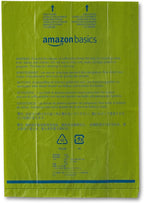 Amazon Basics Premium Leak Proof Dog Poop Bags with Dispenser and Leash Clip, Talcum Powder Scented, 13" x 9", 540 Count (36 Rolls of 15)