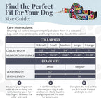Lucky Love Dog - Easy Click Buckle Dog Collar with Leash Set Combo, Durable & Comfortable for Male & Female Dogs, Pet Collar for Medium Dogs, Secure Fit - Blackbird Combo, Medium
