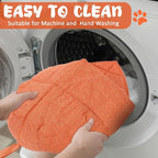 2 Pcs Cat Sleeping Bag, Linen Fabric Nest Cat Bed Cave Leaf Cuddle Covered Pet Hide Cozy Hood Burrowing Zone Soft Durable Washable with Nonslip Bottom for Indoor Puppy and Kitten(Orange)
