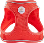 Hipubby Dog Harness and Leash Set, No Pull Soft Mesh Puppy Harness for Small Medium Dogs, Cats - Step in Reflective Breathable Lightweight Vest Harness for Walking, Training - Red, S