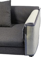 Fully Wrapped Cat Scratcher Couch- Natural Sisal Furniture Protection from Cats-Corner cat Scratcher for Couch Bed,Chair-Easy Installation