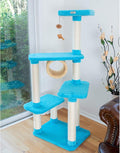 Armarkat Premium Cat Tree 34 x 20 x 61 - Sky Blue