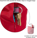 Kurgo Kibble Carrier - Portable Kibble Carrier - Compact Travel Storage - Dog Food Dry Bag - Camping Dog Storage - 5 lb Capacity - Navy