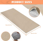 Cat Scratch Furniture Protector,Couch Protector from Cat Claws,Cat Couch Scratcher,Adhesive Cuttable Kitten Scratch for DIY Climbing,Suitable for Sofa,Wall,Door,Table Legs (Khaki, 39.3x15.7in)