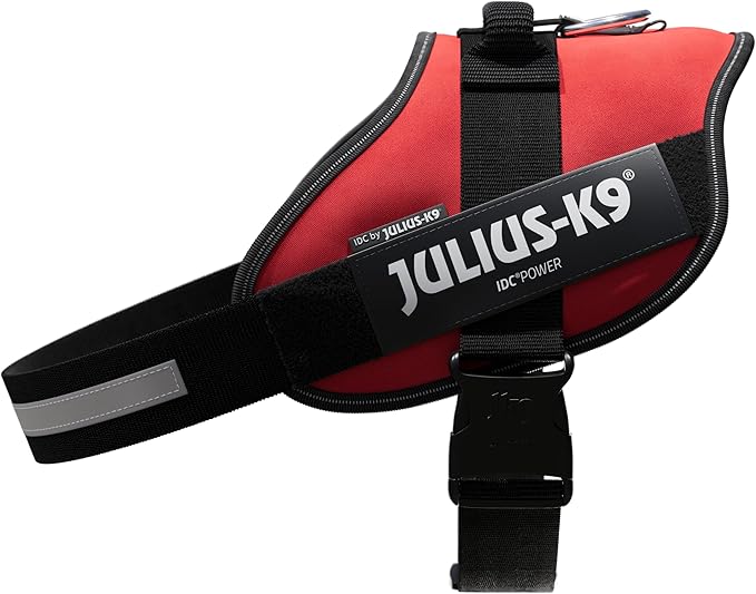 Julius-K9, 16IDC-R-3, IDC Powerharness, Dog Harness, Size: 3, Red
