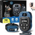 ABBIDOT Shock Collar for Dogs, 4500FT Dog Training Collar with Remote，IPX7 Waterproof Rating，6 Training Modes (Beep, Vibration, Safe Shock), Enhanced Night Light, Rechargeable E-Collar （10-130 lbs）