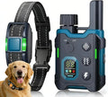 Dog Shock Collar - 3300FT Remote Dog Training Collar, Waterproof Rechargeable e-Collar with 4 Humane Modes & 2 LED Anti-Lost Lights for 10-120lbs Small/Medium/Large Dogs(Blue)