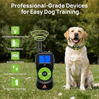 2640 Ft Remote Training Collar with Dog Locator Light, IPX7 Waterproof Rechargeable E-Collar with Humane Beep, Vibration, Static Modes, Fits 8-120lbs Dogs