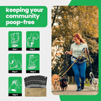 Case of 3200 Pull-Strap Header Pet Waste Bags, 32 Header Packs of 100 Bags, Commercial Dog Waste Station Bags HOA, Residential, XL and Strong, Easy Single Pull for Poop Station Dispensers