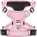 HEELE Dog Harness Dog Harness Small Dog No Pull Harness with Soft Handle Reflective Harness Adjustable, Pink, S