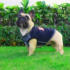 iChoue French Bulldog Summer Cooling Shirt for Dogs UV Sun Protection Vest Sleeveless Stretchy Tank Top English Pug Grey Black - Large Plus