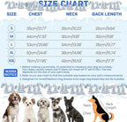 BRKURLEG Blue Dog Winter Coat, Cozy Winter Dog Jackets, Small Dogs Coat with Harness, Onesie Body Warm Puppy Christmas Jacket, Pet Reflective Cold Weather Jackets, Puppy Four-Legged Puffer Coats, S