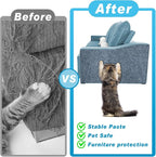 Cat Scratching Mat, 118" x 15.8" Self-Adhesive Trimmable Cat Scratching Carpet Mat with 20 Screws, DIY Cat Scratchers Furniture Protector for Indoor Cats, Couch, Wall and Cat Tree Shelves