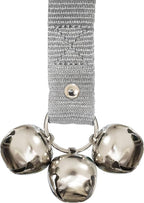 Caldwell's Pet Supply Co. Dog Potty Bells, Dog Door Bell, Bells to Go Outside, Potty Training Bell, Dogs Doorbell, Dogs Potty Doorbell, Ring to Go Pee, All Breed Puppy Training Tool - Gray (Set of 2)