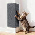 Wall Cat Scratcher for Indoor Cats,23.6x11.8”Corner Cat Scratcher,Cat Scratch Pad Furniture Protector for Door & Wall,Couch, Durable Cat Scratching Board Easy Mount(Grey, 23.6”x11.8”)