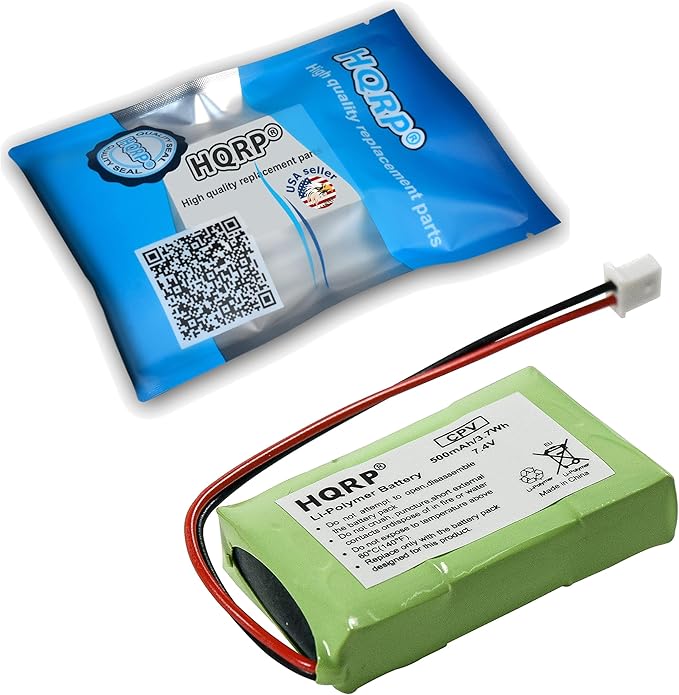 HQRP Battery Compatible with Dogtra 2300-NCP Advance, 2302-NCP Advance, 2500-T&B Remote Controlled Dog Training Collar Receiver
