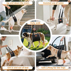 LOOBANI Dog Sling for Large Dogs Hind Leg Support, Portable Dog Lift Harness for Back Legs, Comfortable Leg Support Assistance for Elderly Dogs with Hip, ACL Brace, Senior, Injured
