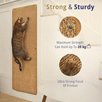 Cat Wall Climbing Carpet - Cat Wall Climber 50" x 17" with Fixed Nails – Scratching Rug Wall Scratchers for Indoor Cats | Climbing Wall Carpet | Scratching Mat.