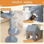 ReWallpaper Cat Scratching Mat Grey Carpet Protector Self Adhesive Durable Cat Scratch Pad Strong Grip Anti Claw Guard for Door Furniture Sofa Couch Wall Corner Tower Post Easy to Trim 15.8in x 6.5ft