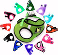 EcoBark Step in Dog Harness - Eco-Friendly Teacup Dog Harnesses for XXS, XS, and Small Dogs - Reflective and Adjustable Mini Body Halter Vest -Tiny Soft Mesh Toy Breed Harness (Neon Green, XXS)