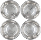 Stainless Steel Dog & Cat Bowls - 4-Pack