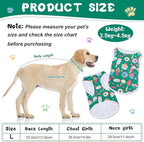 Saintrygo 10 Pcs Lovely Puppy Shirts Print Dog Clothes Breathable Summer Pet Cartoon Dog Shirt Clothes Sweatshirt for Puppy Cartoon Shirt Sweatshirt to Cat(Large)