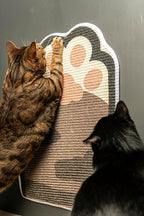 Lukamoo® Cat Scratching Pad, Wall Mounted Scratcher for Indoor Cats (Medium (24'' x 16'')) (Tuxedo)