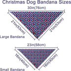 4th of July Dog Bandana, Patriotic Bandana for Small Medium Dog, Cute Patriotic Puppy Bandana, Cotton American Flag Pet Triangle Bid Scarf Kerchief for Girl Boy Dogs or Cats