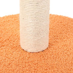 Adorable Indoor Cat Scratching Post with Honeybee Design Vertical Floor Scratcher Made of Sturdy Sisal Small Space-Saving Cat Tree and Play Tower for Kittens