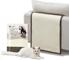 Panther Armor Sisal Furniture Defender, Anti Scratch Furniture Protector [Back Rest in Brown] Cat Scratch Couch Protector, Cat Sofa Scratcher