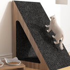 LaCheery Couch Cat Scratch Protector Black Cat Scratch Deterrent for Furniture 15.8"x79" Self Adhesive Scratching Pad for Indoor Cats Dogs Couch Wall Corner Cover Sofa Protector for Cats Scratcher Mat