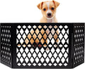 Free Standing Pet Gate | Pet Gate for Small Dogs | Free Standing Dog Gate for Stairs | Freestanding Dog Gates for Doorways | Freestanding Pet Gates | Width 23.5-47 inch | Height 18.75 inch (Diamond)