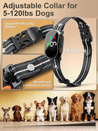 Small Shock Collar for Small Dogs(5-30Lbs), Dog Training Collar with Remote for Small & Medium Dogs, 3 Channels, Waterproof, Rechargeable, Collar with Beep, Vibration, Safe Shock,1300ft
