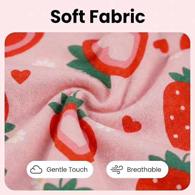 Dog Pajamas Spring Summer Dog Clothes for Small Dogs Strawberry Print Girl Boy Cute Soft Puppy Pjs Clothes Doggie Onesies Cat Pet Jammies Outfit(Strawberry,XS)