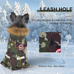 PINA Dog Coats for Small Dogs, Waterproof Dog Jacket